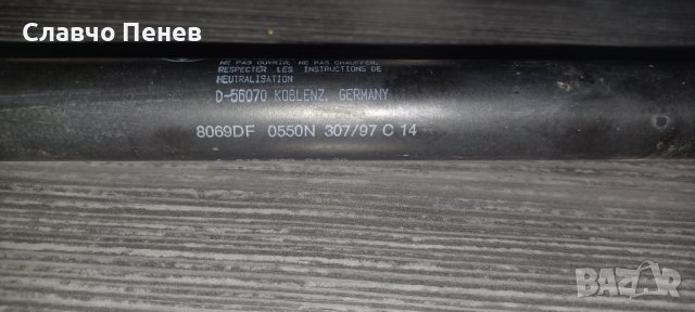 Амортесьори преден капак  Mercedes E класа W210, 1995-2003 , снимка 4 - Части - 39710693