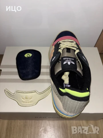 Нови мъжки маратонки Bad Bunny × adidas Forum Low Powerphase, снимка 11 - Маратонки - 50755211