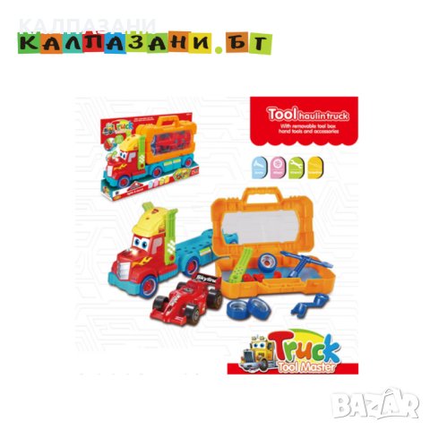 КОНСТРУКТОР КАМИОН С КОЛА МУЗИКА и СВЕТЛИНА 661-401 (T)