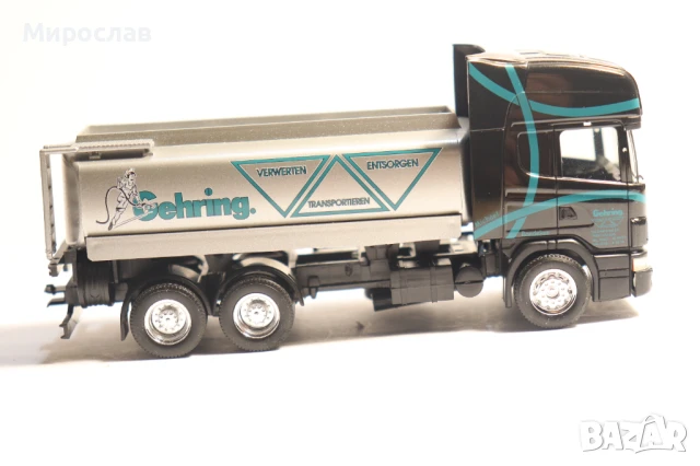 HERPA H0 1/87 SCANIA КАМИОН МОДЕЛ ЦИСТЕРНА , снимка 4 - Колекции - 51065631