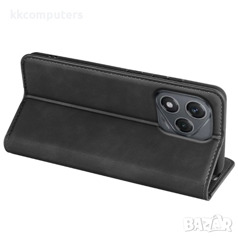 Кожен калъф-Портфейл за Honor X7d / 400 Smart- Магнитно затваряне, Държач за Карти и Стойка, вкл. Пр, снимка 9 - Калъфи, кейсове - 52466646