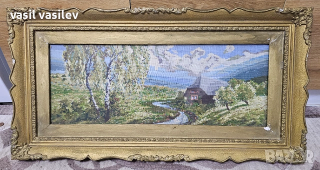 Оригинален Вилеров гоблен „Пролет над Визенбаха" (Wiehler 3202-9)