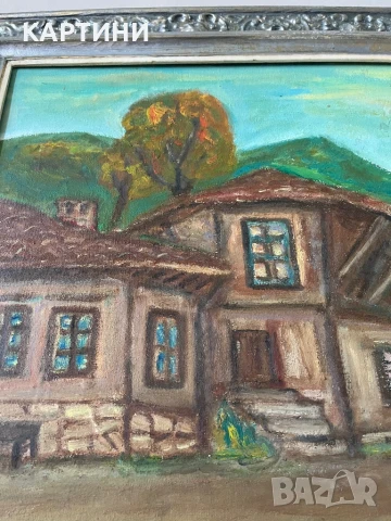 Домусчиев интересна картина, снимка 4 - Картини - 51095206