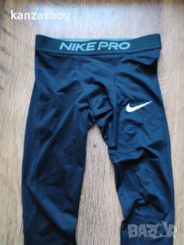 NIKE PRO MEN'S TIGHTS - мъжки фитнес клин М, снимка 3 - Спортни дрехи, екипи - 52756183