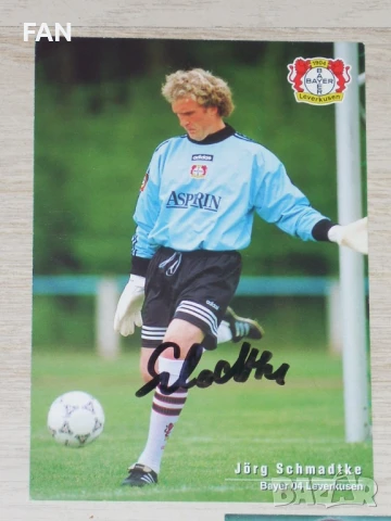 Байер Леверкузен оригинални стари футболни картички с АВТЕНТИЧНИ автографи от Бундеслигата - 1997/98, снимка 2 - Фен артикули - 50784825