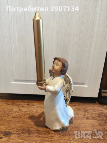 Свещник+ свещ, снимка 1