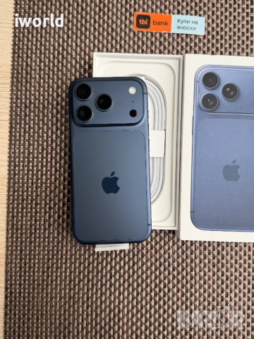 НОВ❗️ iPhone 17 Pro ❗️Лизинг от 85лв/м ❗️ Deep Blue ❗️ГАРАНЦИЯ❗️256Gb⚠️, снимка 4 - Apple iPhone - 52708628