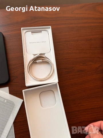 ПРОДАВАМ IPhone 15-pro 256 GB White Titanium, снимка 12 - Apple iPhone - 54196933