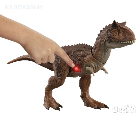 Джурасик свят - Унищожаващ динозавър Карнотавър Mattel HND19, снимка 4 - Фигурки - 40831680
