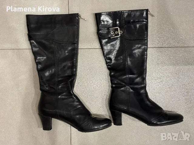 Ботуши | 100% естествена кожа | номер 37, снимка 2 - Дамски ботуши - 49016083