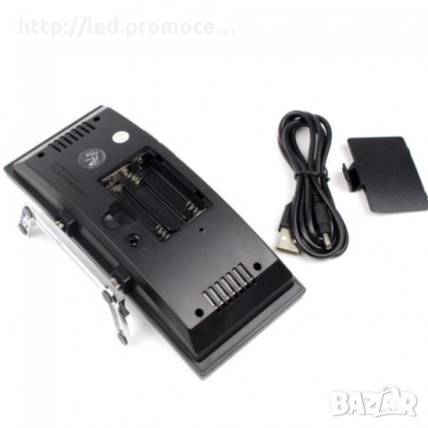 LED Цифров часовник - Огледален 6507, снимка 4 - Настолни лампи - 31716613