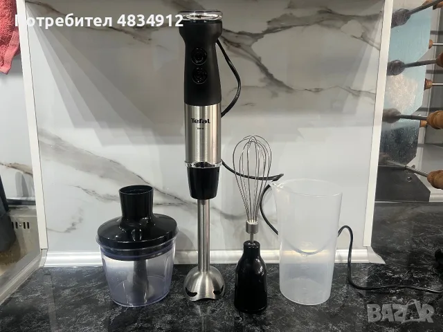 Пасатор/чопър Tefal 1000w, снимка 3 - Чопъри и пасатори - 55975237