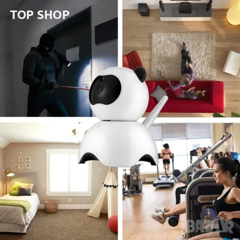 WLAN камера IP камера 1080P Upstartech, снимка 6 - IP камери - 48631169