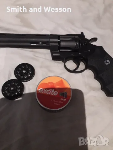 Въздушен Револвер Colt Python ,3 joules ! , снимка 4 - Въздушно оръжие - 55804472