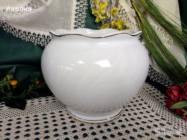 Кашпа или ваза нежна, снимка 6 - Вази - 52762565