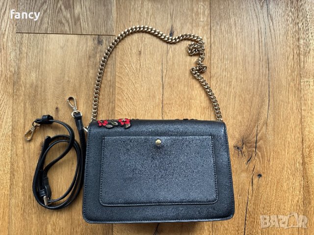 Красива дамска чанта с цветя, снимка 5 - Чанти - 44460369