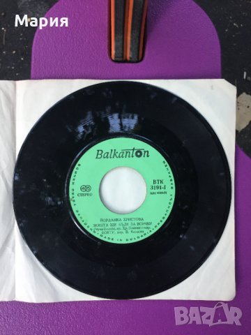 Йорданка Христова ВТК 3191 Земята ще бъде за всички / Не вярвай на сълзите Грамофонна Плоча Vinyl, снимка 4 - Грамофонни плочи - 30150251