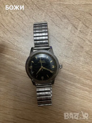 Швейцарски ретро часовник DOXA – колекционерски и работещ, снимка 3 - Мъжки - 39534352