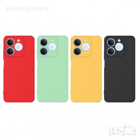 Realme Note 70T / Realme C71 Силиконов калъф с Протектор и Връзка за Ръка - Удароустойчив с Повдигна, снимка 11 - Калъфи, кейсове - 52121060