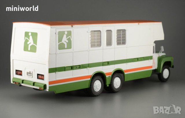 КАВЗ 5982 фургон за превоз на коне на шаси ЗиЛ 133Г1 1979 по случай Олимпиадата Москва 1980, снимка 4 - Колекции - 42789240