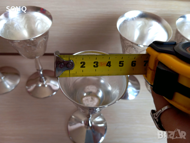 Страхотен Посребрен Сервиз, снимка 10 - Антикварни и старинни предмети - 44523430