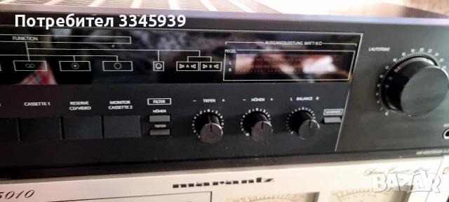 Telefunken HA 870, снимка 2 - Ресийвъри, усилватели, смесителни пултове - 54246702