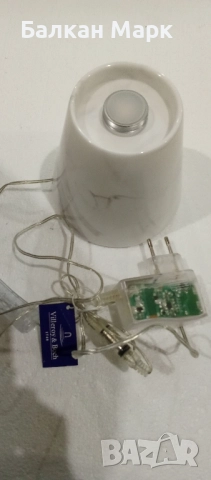 Мраморна лампа CARRARA – Villeroy & Boch (реф. 96972),без абажур , снимка 3 - Настолни лампи - 52535187