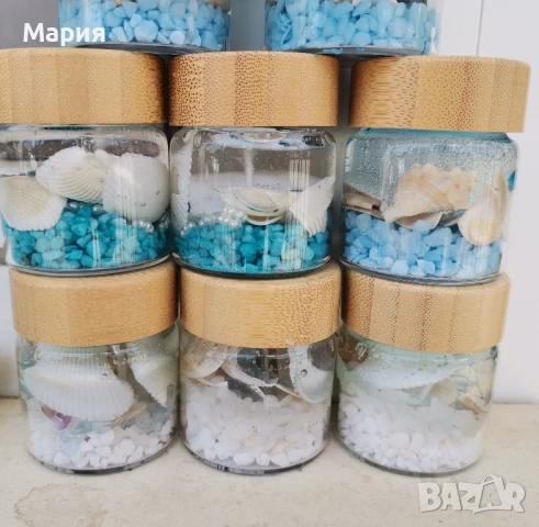 Бурканчета с гел восък , снимка 4 - Декорация за дома - 50667316