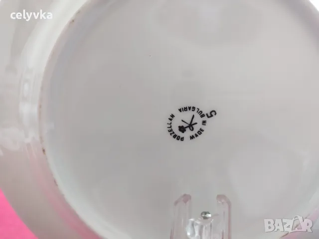 Български порцеланови чинии - Китка, снимка 4 - Сервизи - 50158887