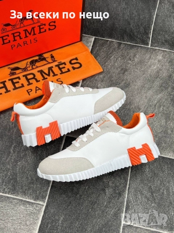 Hermes Дамски Маратонки👟Дамски Спортни Обувки Хермес - 2 Налични Цвята Код E817, снимка 4 - Маратонки - 51477497