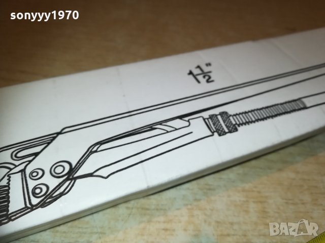 Класически тръбен ключ 90 градуса 39см 1012202043, снимка 16 - Ключове - 31080176