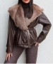 Кафяво Кожено Яке, снимка 1