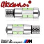 Диодни крушки T10 Бяла LED светлина W5W 10 SMD Canbus без грешки габарити за кола светлини Габаритни, снимка 4