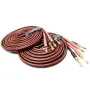 2 X 2m HiFi OFC Audio Speaker Cables Gold-Plated Banana Plugs 2x4mm, снимка 7