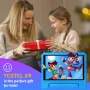 Детски таблет YESTEL с Wi-Fi 6, Android 13, 7GB RAM 64GB ROM (до 1TB), Bluetooth 5.0, 8 инча..., снимка 4