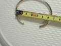 твърда отворена сребърна гривна , снимка 8