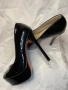 Черни лачени обувки, снимка 1