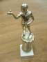 № 1270 стара фигура статуетка  - височина 25 см   - синтетика / пластмаса , метал , снимка 5