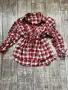Риза от премиум кукленска памук кокетна кукленска  карирана каре Mon Cher Мон Шер , снимка 11