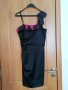 Официална черна рокля с едно рамо , снимка 1 - Рокли - 40299973