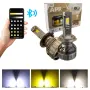 Smart LED крушки H7 150W, 3 цвята, CANBUS, снимка 1
