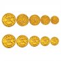 25 бр фалшиви изкуствени златни монети чипове пирати пластмасови пиратско парти хазарт ролетка, снимка 3