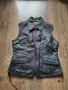 harkila leather vest - дамски кожен елек ЕСТЕСТВЕНА КОЖА 42/Л, снимка 6