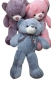 Подаръчно плюшено мече LOVE, лилаво, розово, синьо 80см, снимка 4
