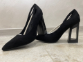 Страхотни обувки на ток, снимка 1 - Дамски обувки на ток - 44641467