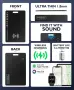Карта за проследяване на портфейл, тънка Bluetooth тракерка, работи с Apple Find My (само за iOS), снимка 2
