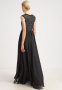 Стилна и красива дълга официална черна рокля, снимка 4