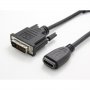 Адаптер HDMI F - DVI M SS301145