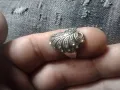 стар дамски сребърен пръстен, снимка 4