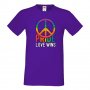Мъжка тениска Pride Love Always Win multicolor Празник.Повод,Изненада, снимка 11